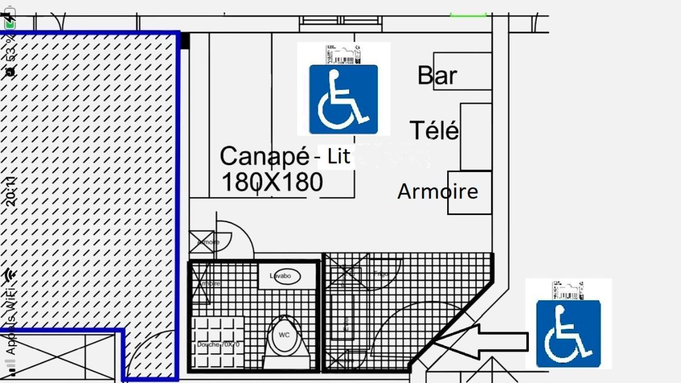 Studio "Maryline" Sejours Parisiens Abordables - Rez De Chaussee Sur Beau Patio Ombrage- Accessible Handcaps - Grand Canape-Lit Clic Clac 2 Places - Cuisine Equipee - Salle De Bains - 5 Minutes Du Metro Brochant Ligne 13,Bus 74 Et 31 Exteriér fotografie